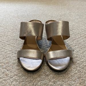 Calvin Klein Silver Heels